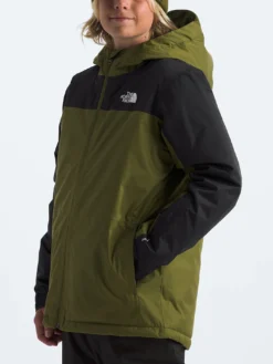 Freedom Insulated Jacket (Youth)(The North Face Freedom Insulated Jacket Youth Wt25) -ThinkEmpire Shop NF0A88TZRMO in Forest OliveTNF B3