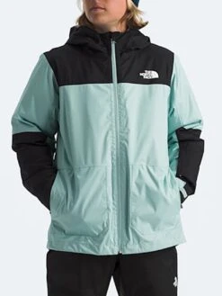 Freedom Triclimate Muted Pine Jacket (Youth 7-14)(The North Face Freedom Triclimate Muted Pine Jacket Youth 7 14 Wt25)