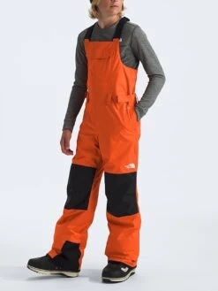 Freedom Insulated Overall (Youth)(The North Face Freedom Insulated Overall Youth Wt25) -ThinkEmpire Shop NF0A88UZ1OP in TNF Orange 2