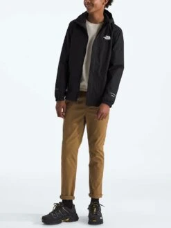 Antora Rain Jacket (Boys 7-14)(The North Face Antora Rain Jacket Boys 7 14 Sp25) -ThinkEmpire Shop NF0A8A48JK3 in TNF Black1