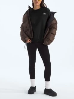 Evolution Simple Dome Oversized Crewneck Sweatshirt(The North Face Evolution Simple Dome Oversized Crewneck Sweatshirt Women Fa25) -ThinkEmpire Shop NF0A8FKTJK3 HERO2