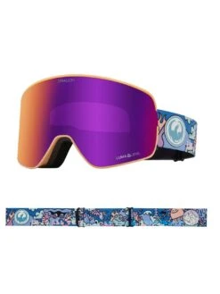 NFX2 Kimmy Fasani Signature/LL Purple ION + Spare Lens Goggle(Dragon Nfx2 Kimmy Fasani Signature Ll Purple Ion Spare Lens Goggle Wt25)