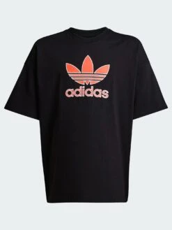 Trefoil Black T-Shirt (Boys 7-14)(Adidas Trefoil Black T Shirt Boys 7 14 Fa25)