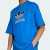 Trefoil Blue T-Shirt (Boys 7-14)(Adidas Trefoil Blue T Shirt Boys 7 14 Fa25)