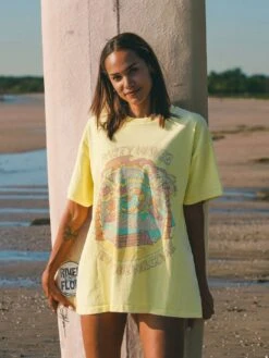 Party Wave T-Shirt(Notice The Reckless Party Wave T Shirt Women Su25) -ThinkEmpire Shop Party Wave Oversized Tee Front Lifestyle