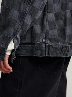 Pitstop Denim Checkered Station Jacket(Vans Pitstop Denim Checkered Station Jacket Women Fa25) -ThinkEmpire Shop Pitstop Checkered Station Denim4