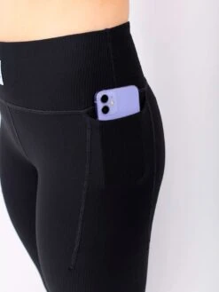 Pocket Rib Tights Black Base Layer(Eivy Pocket Rib Tights Black Base Layer Wt25) -ThinkEmpire Shop Pocket Rib Tights Black Pocket 1