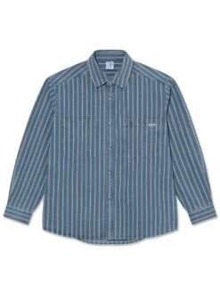 Mike Denim Long Sleeve Buttondown Shirt(Polar Skate Co Mike Denim Long Sleeve Buttondown Shirt Sp25)