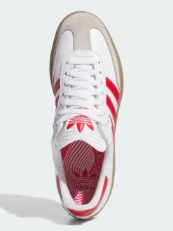 Puig Samba White/Better Scarlet/Gum4 Shoes(Adidas Puig Samba White Better Scarlet Gum4 Shoes Sp25) -ThinkEmpire Shop Puig Samba Shoes White JQ5865 02