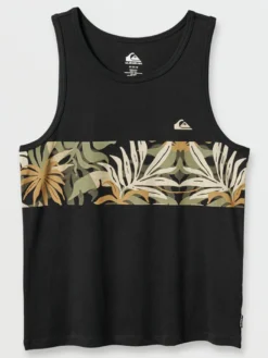 Blueweed Stripe Tank Top(Quiksilver Blueweed Stripe Tank Top Su25) -ThinkEmpire Shop QSM25TA301 BLK FL B