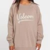 Truly Stokin Crewneck (Girls 7-14)(Volcom Truly Stokin Crewneck Girls 7 14 H024)
