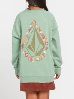 Truly Stokin Crewneck (Girls 7-14)(Volcom Truly Stokin Crewneck Girls 7 14 H024) -ThinkEmpire Shop QT025VG7 SSY B c61af1e3 ca30 44c9 b1a0 6866d8d42b11
