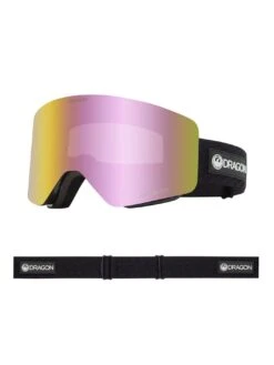 R1 OTG Icon Pink/LL Pink ION + Spare Lens Goggle(Dragon 1 Otg Icon Pink Ll Pink Ion Spare Lens Goggle Wt25)