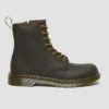Dr. Martens 1460 Wildhorse Lamper Dark Brown Boots (Kids)(Dr Martens 1460 Wildhorse Laper Boots Kids Dark Brown Co)