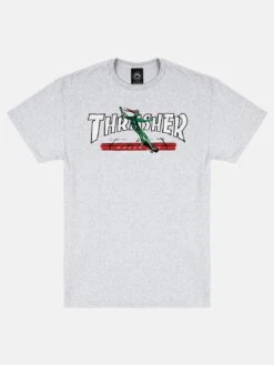 Red Curb By Lsd Worldpeace T-Shirt(Thrasher Red Curb By Lsd Worldpeace T Shirt Fa25)