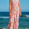 Coastal Life Jumpsuit (Girls 7-14)(Roxy Coastal Life Jumpsuit Girls 7 14 Sp25)