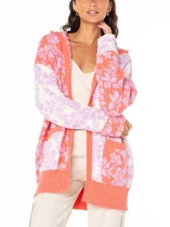 Laurel Hooded Cardigan(Roxy Laurel Hooded Cardigan Women Sp25)