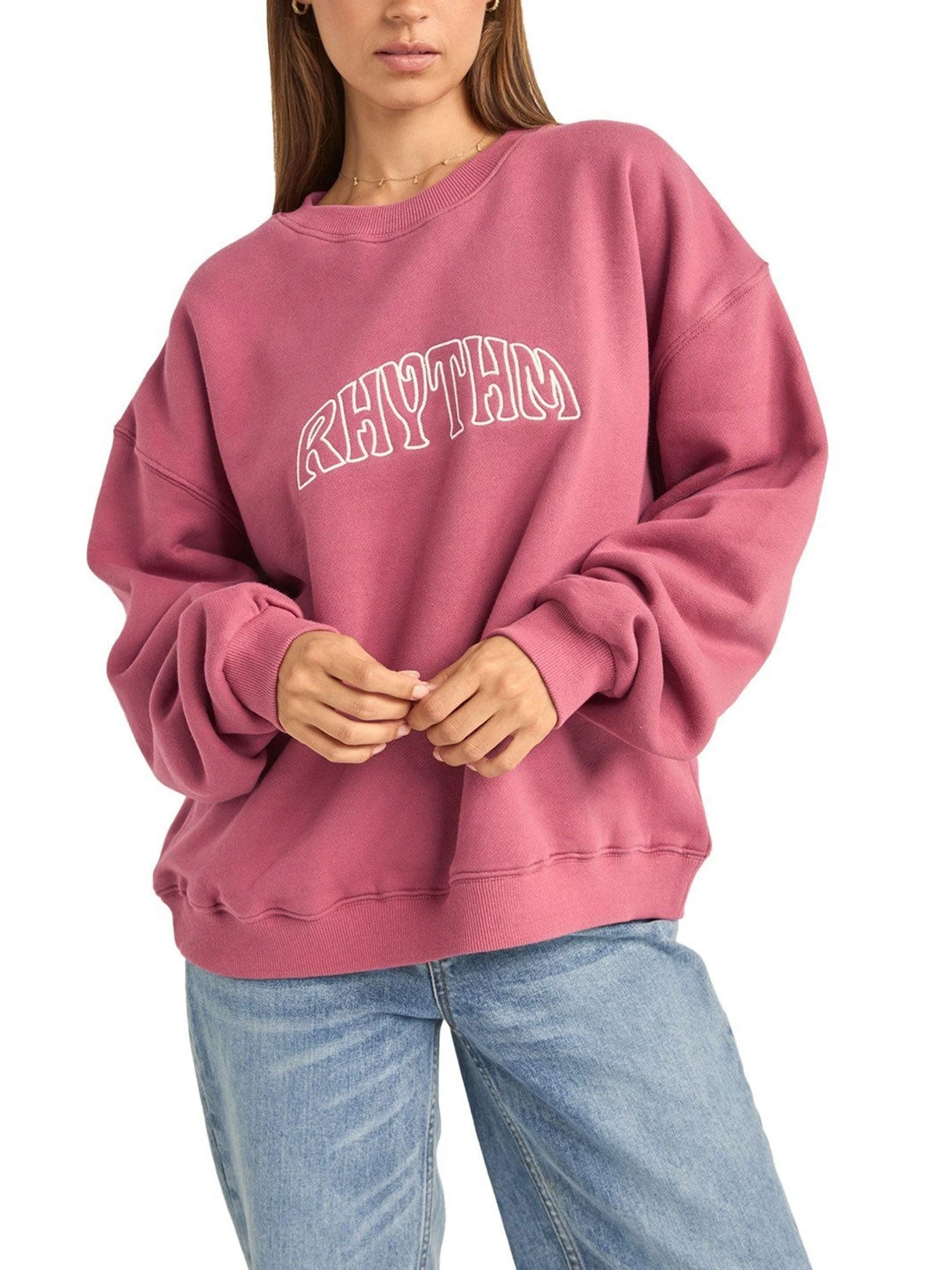 College Crewneck Sweater(Rhythm College Crewneck Sweatshirt Women Sp25) 5 College Crewneck Sweater(Rhythm College Crewneck Sweatshirt Women Sp25) - Image 5