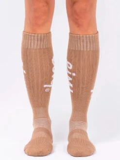 Rib Wool Faded Coffee Snow Socks(Eivy Rib Wool Faded Coffee Snow Socks Wt25)