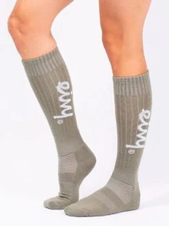 Rib Wool Faded Oak Snow Socks(Eivy Rib Wool Faded Oak Snow Socks Wt25) 8 Rib Wool Faded Oak Snow Socks(Eivy Rib Wool Faded Oak Snow Socks Wt25) -ThinkEmpire Shop Rib Wool Socks Faded Oak Side 2