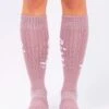 Rib Wool Faded Woodrose Snow Socks(Eivy Rib Wool Faded Woodrose Snow Socks Wt25)