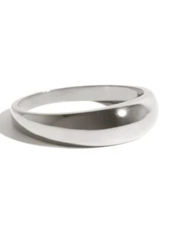 Basic Dome Ring In Silver(Treasure Box Basic Dome Ring In Silver Co)