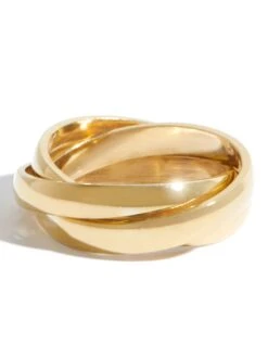 Trio Ring In Gold(Treasure Box Trio Ring In Gold Co)