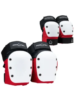 Pro-Tec Street Knee/Elbow Pads Set(Pro Tec Street Knee Elbow Pad Set Co) -ThinkEmpire Shop ST COMBO OB RED WHT BLK REDWHITE