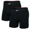 Vibe Extra 2 Pack Black Boxer(Saxx Vibe Extra 2 Pack Black Boxer 2025)