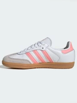 Samba OG White/Semi Pink Spark/Gum3 Shoes (Kids)(Adidas Samba Og Whites Semi Pink Spark Gum3 Shoes Kids Sp25) 12 Samba OG White/Semi Pink Spark/Gum3 Shoes (Kids)(Adidas Samba Og Whites Semi Pink Spark Gum3 Shoes Kids Sp25) -ThinkEmpire Shop Samba OG Shoes Kids White JP54805