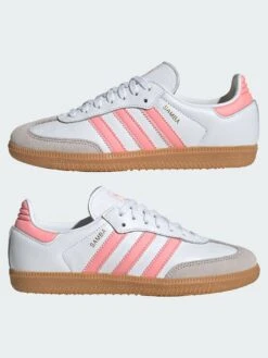 Samba OG White/Semi Pink Spark/Gum3 Shoes (Kids)(Adidas Samba Og Whites Semi Pink Spark Gum3 Shoes Kids Sp25) 13 Samba OG White/Semi Pink Spark/Gum3 Shoes (Kids)(Adidas Samba Og Whites Semi Pink Spark Gum3 Shoes Kids Sp25) -ThinkEmpire Shop Samba OG Shoes Kids White JP54806