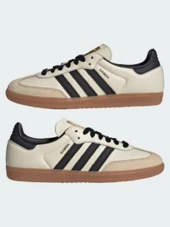 Samba Og Cream White/Core Black/Sand Strata Shoes(Adidas Samba Og Cream White Core Black Sand Strata Shoes Women Co) -ThinkEmpire Shop Samba OG Shoes White ID0478 09 s