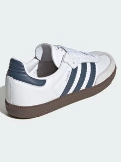 Samba OG White/Preloved Ink/Dash Grey Shoes(Adidas Samba Og White Preloved Ink Dash Grey Shoes Women Sp25) -ThinkEmpire Shop Samba OG Shoes White JH5688 05 s