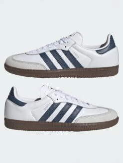 Samba OG White/Preloved Ink/Dash Grey Shoes(Adidas Samba Og White Preloved Ink Dash Grey Shoes Women Sp25) -ThinkEmpire Shop Samba OG Shoes White JH5688 09 s