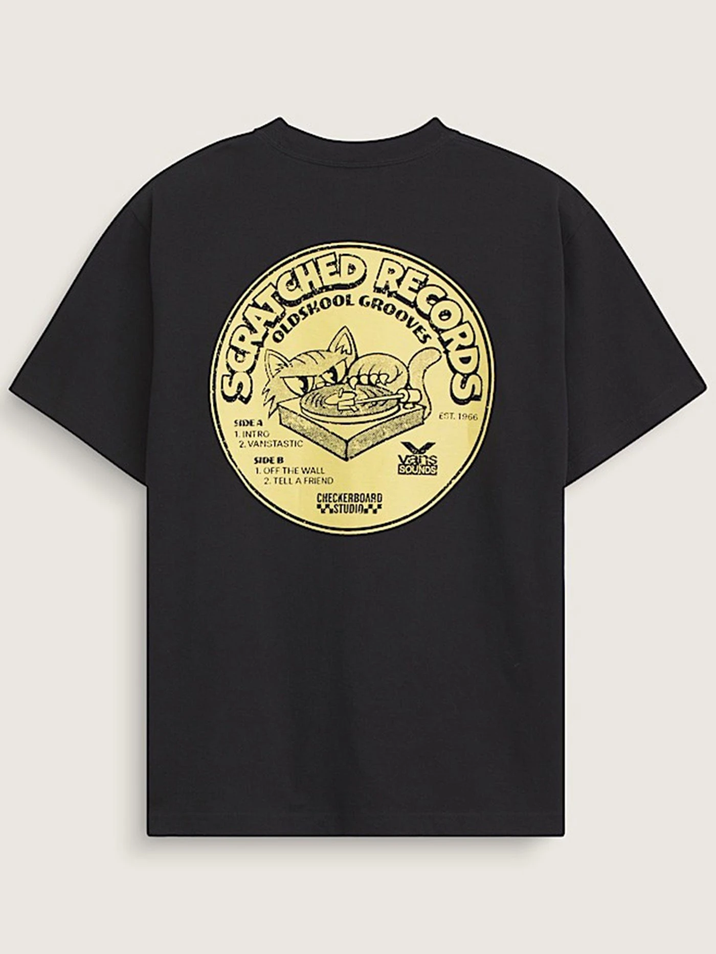 Scratched Records T-Shirt(Vans Scratced Records T Shirt Fa25) 3 Scratched Records T-Shirt(Vans Scratced Records T Shirt Fa25) - Image 3