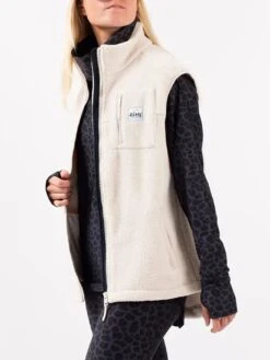 Lumberjackie Sherpa Faded Cloud Jacket(Eivy Lumberjackie Sherpa Faded Cloud Jacket Women Wt25) -ThinkEmpire Shop Sherpa Vest Faded Cloud 2