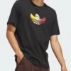 Skate Shmoofoil Fill Black/Multicolor T-Shirt(Adidas Skate Shmoofoil Fill Black Multicolor T Shirt Sp25)