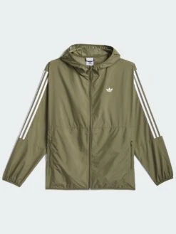 Windbreaker Olive Strata/White Jacket(Adidas Windbreaker Olive Strata White Jacket Sp25) 6 Windbreaker Olive Strata/White Jacket(Adidas Windbreaker Olive Strata White Jacket Sp25) -ThinkEmpire Shop Skateboarding Windbreaker Green 2