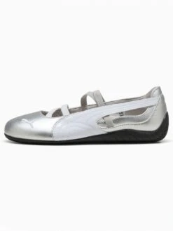 Speedcat Ballet Metallic Puma Silver/Puma White Shoes(Puma Speedcat Ballet Puma Metallic Puma White Shoes Women Sp25)