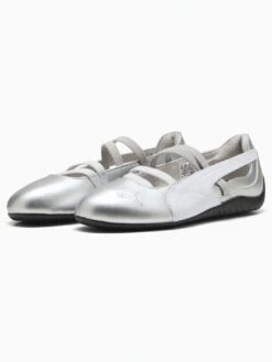 Speedcat Ballet Metallic Puma Silver/Puma White Shoes(Puma Speedcat Ballet Puma Metallic Puma White Shoes Women Sp25) -ThinkEmpire Shop Speedcat Ballet Metallic Shoes W3