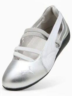 Speedcat Ballet Metallic Puma Silver/Puma White Shoes(Puma Speedcat Ballet Puma Metallic Puma White Shoes Women Sp25) -ThinkEmpire Shop Speedcat Ballet Metallic Shoes W6