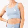 Rider Rib Faded Fog Sport Bra(Eivy Rider Rib Sport Bra Faded Fog Women Wt24 5)