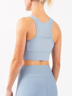 Rider Rib Faded Fog Sport Bra(Eivy Rider Rib Sport Bra Faded Fog Women Wt24 5) -ThinkEmpire Shop Sports Bra Rider Rib Faded Fog R