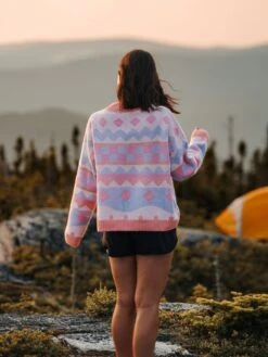 Spring Sweater(Notice The Reckless Spring Sweater Women Sp25) -ThinkEmpire Shop Spring Sweater Back Lifestyle2