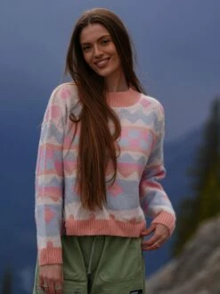 Spring Sweater(Notice The Reckless Spring Sweater Women Sp25) -ThinkEmpire Shop Spring Sweater Front Lifestyle