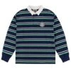 Striped Rugby Long Sleeve Polo(Souvenir Striped Rugby Long Sleeve Polo Wt25)