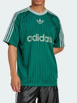 Adicolor Poly Collegiate Green T-Shirt(Adidas Adicolor Poly Collegiate Green T Shirt Sp25)
