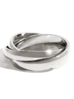 Trio Ring In Silver(Treasure Box Trio Ring In Silver Co)