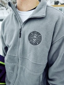 Tech Zip Up Polar Fleece(Souvenir Tech Zip Up Polar Fleece Wt26) -ThinkEmpire Shop TechFleeceZipUpCoolGrey Almaki 2