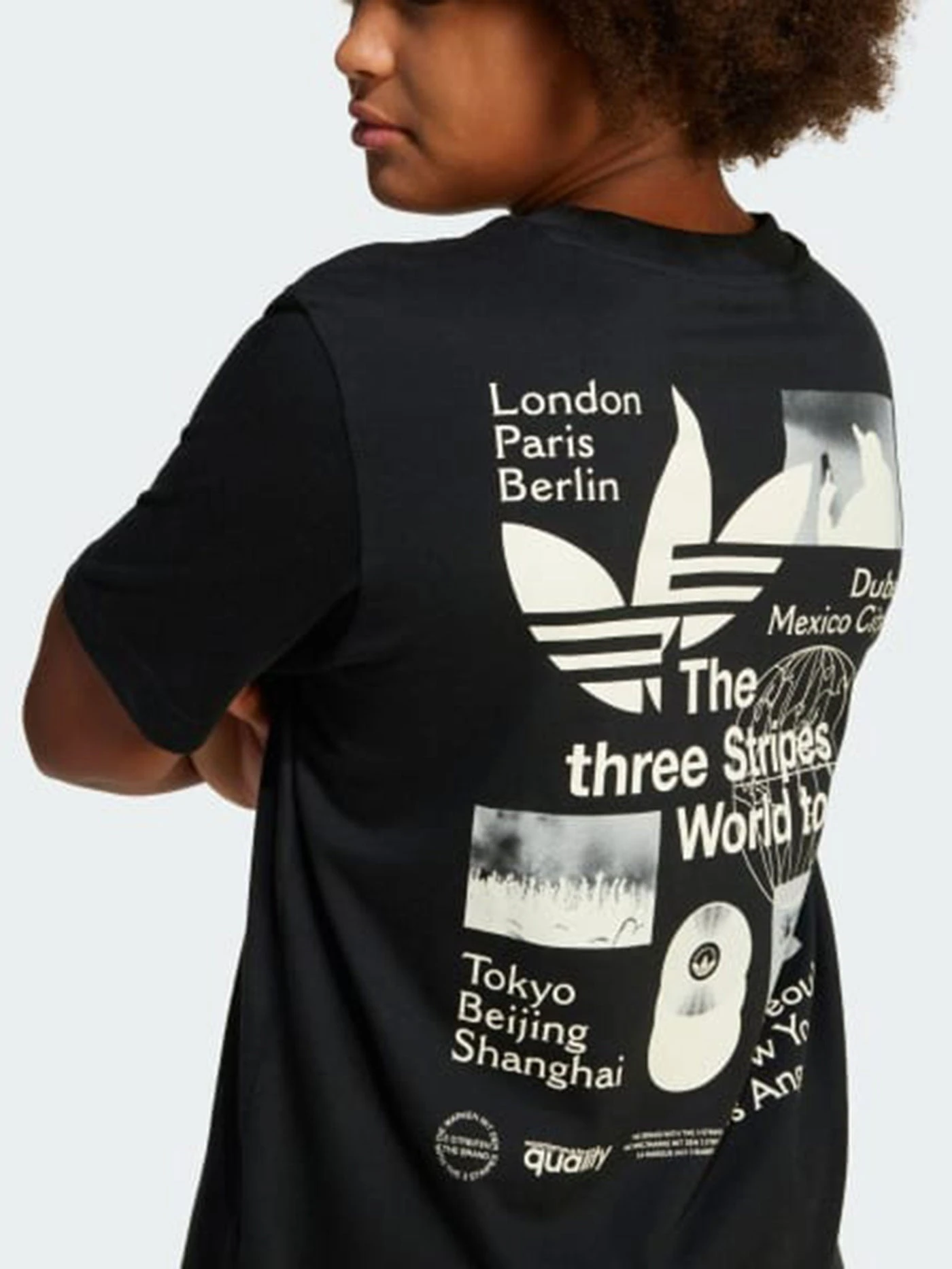 Graphics Black T-Shirt (Boys 7-14)(Adidas Graphics Black T Shirt Boys 7 14 Sp25) 2 Graphics Black T-Shirt (Boys 7-14)(Adidas Graphics Black T Shirt Boys 7 14 Sp25) - Image 2